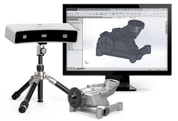 3D scanning a physical part for reverse engineering into CAD