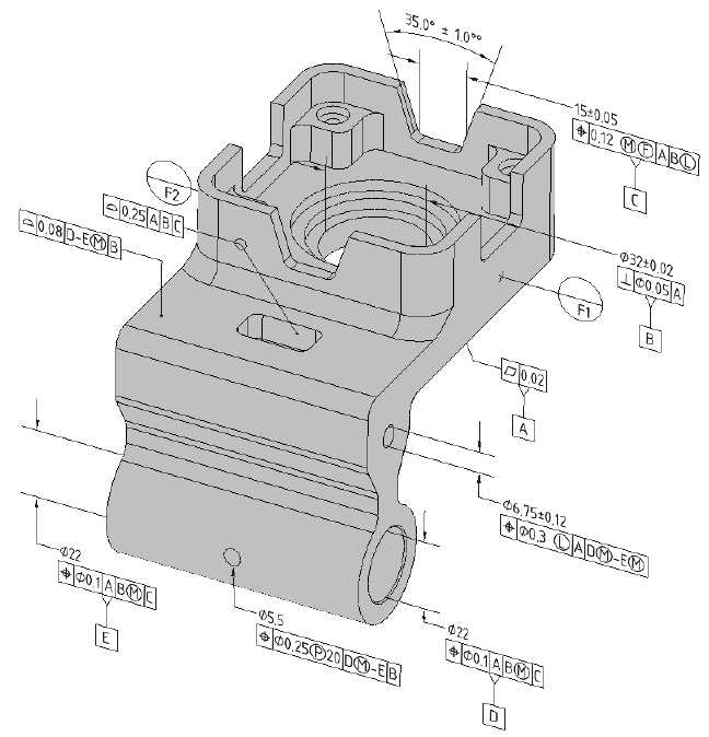 CAD model reviewed for design for manufacturing feasibility